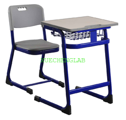 China School Furniture Student Desk Chair Unit Fireproof Board Classroom Desk and Chair Set supplier